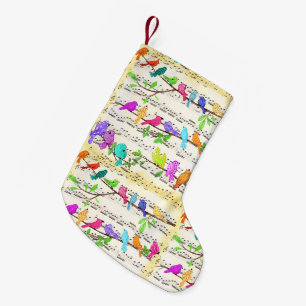 Niedliche Musical Birds Symphony - Cristmas Kleiner Weihnachtsstrumpf