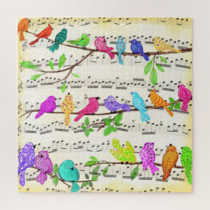 Niedliche Musical Birds Symphony - Happy Song Puzzle
