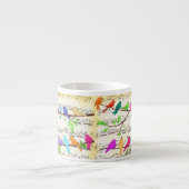 Niedliche Musical Birds Symphony - Magic Song Espressotasse (Vorderseite)