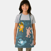 Niedliche Musical Cats Muster Kinder Küche Schürze (Insitu)