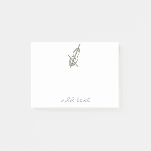 Niedliche Musik Cello Festival Post-it Klebezettel (Vorderseite)