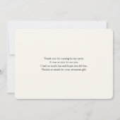 Niedliche musikalische Anmerkung Muster Vielen Dan Dankeskarte (Rückseite)