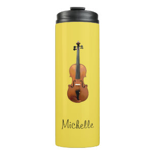 Niedliche musikalische Violine Custom Thermosbecher