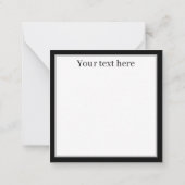 niedliche Musikfans können Text-Split-Frame hinzuf Mitteilungskarte (Rückseite)