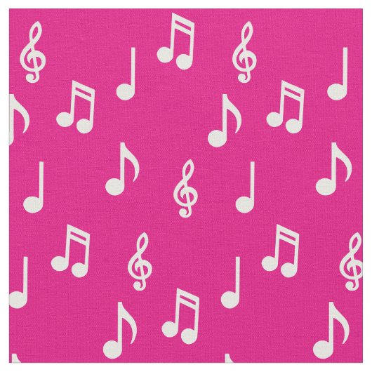 Niedliche Musiknote Musikerlehrer Stoff (Nahaufnahme)