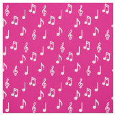 Niedliche Musiknote Musikerlehrer Stoff (Muster)