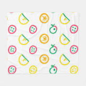 Niedliche Muster Artwork. Jetzt kaufen Fleecedecke (Vorderseite (Horizontal))