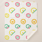 Niedliche Muster Artwork. Jetzt kaufen Sherpadecke (Vorderseite)