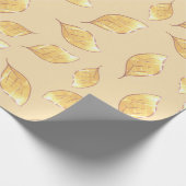 Niedliche Muster Blätter Tasse Packpapier (Ecke)