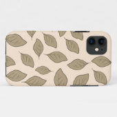 Niedliche Muster Blätter werfen Kissen Case-Mate iPhone Hülle (Rückseite (Horizontal))