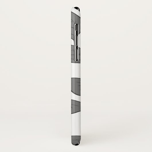 Niedliche Muster Blätter werfen Kissen Case-Mate iPhone Hülle (Hinten/Links)