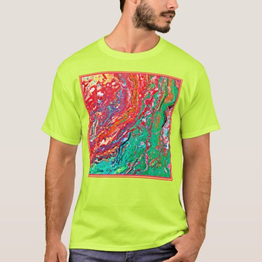 Niedliche Muster Kunst T-Shirt (Vorderseite)