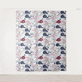 Niedliche Muster Wandteppich (Vorderseite)