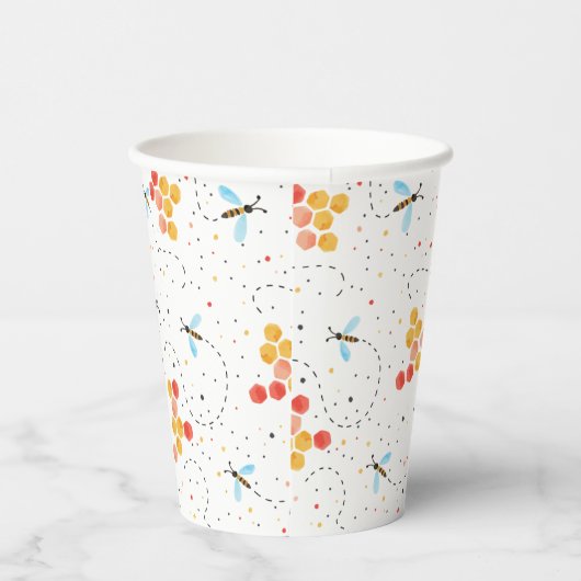 Niedliche Musterpapiere Pappbecher (Rechts)