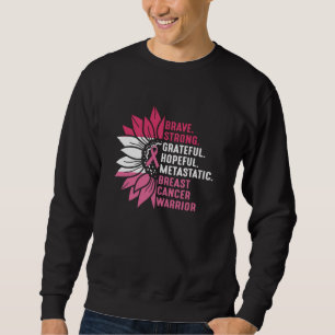 Niedliche, mutige und hoffnungsvolle Brustkrebserk Sweatshirt