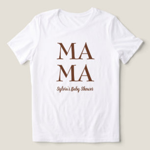 Niedliche Mutter, die Baby-Dusche Frauen T - Shirt