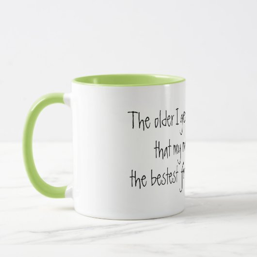 niedliche Mutter die beste Tasse Geschenkidee (Links)