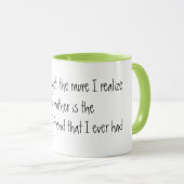niedliche Mutter die beste Tasse Geschenkidee (VorderseiteRechts)