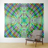 NIEDLICHE MUTTER GIFT_mediumGREEN_RMDESIGNFLO55_ Wandteppich (Beispiel (Horizontal))