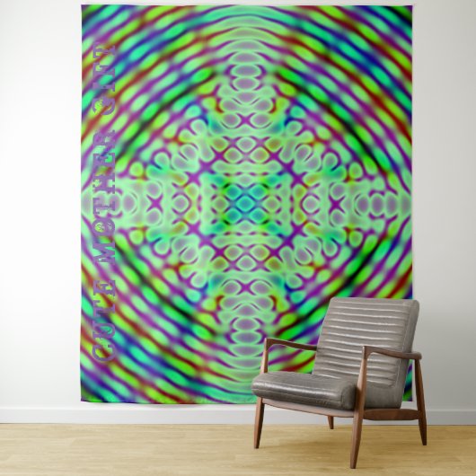 NIEDLICHE MUTTER GIFT_mediumGREEN_RMDESIGNFLO55_ Wandteppich (Beispiel)