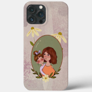 Niedliche Mutter- und Kinderillustrierung - Fall Case-Mate iPhone Hülle
