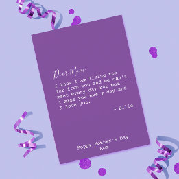 Niedliche Mütter vermisst Karte