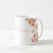 Niedliche Muttergottes mit Baby Kaffeetasse (VorderseiteRechts)