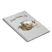 Niedliche Mutterkatze und Jungtiere Notizblock (Rechte Seite)