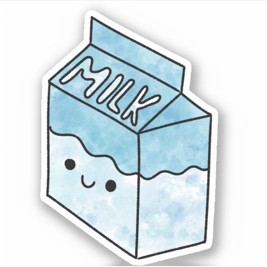 Niedliche Muttermilch Aufkleber (Vorderseite)