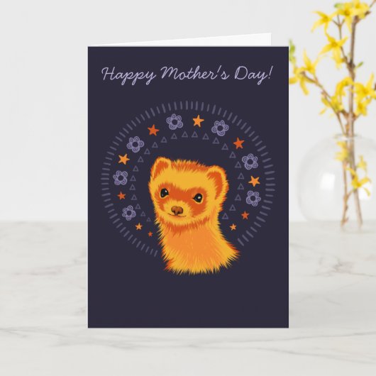 Niedliche Muttertagskarte Karte (Gelbe Blume)