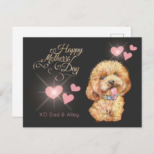 Niedliche Muttertagskarte Postkarte (Vorne/Hinten)