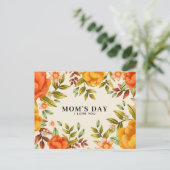 Niedliche Muttertagskarte Postkarte (Stehend Vorderseite)