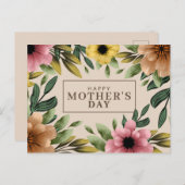 Niedliche Muttertagskarte Postkarte (Vorne/Hinten)