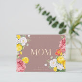 Niedliche Muttertagskarte Postkarte (Stehend Vorderseite)