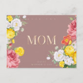 Niedliche Muttertagskarte Postkarte (Vorderseite)