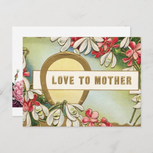 Niedliche Muttertagskarte Postkarte (Vorne/Hinten)