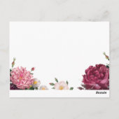 Niedliche Muttertagskarte Postkarte (Rückseite)