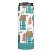 Niedliche Nachbarschaft und Autos Personalisiert Thermosbecher (Rückseite)