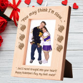 Niedliche Nachricht Floral Snail Valentine Geschen Geätzte Rahmen