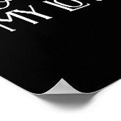 Niedliche Nacht Meine Liebe Poster (Ecke)