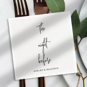 Niedliche Nacht vor Napkins Serviette