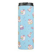 Niedliche Nachtische und Thermosbecher (Rückseite)