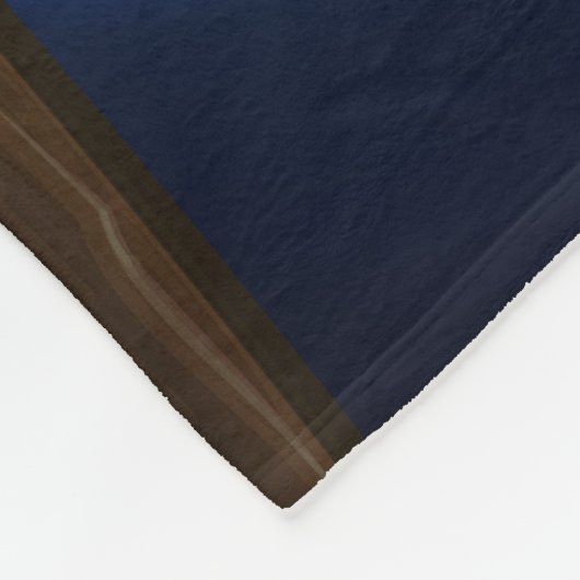 Niedliche Nachtkluge Eule | dekorativ Fleecedecke (Ecke)