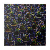 Niedliche Nadeln aus Kautschuk Fliese (Vorderseite)