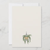 Niedliche Nadelöhre Sukkulente Pflanze Hochzeit Einladung (Rückseite)