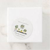 Niedliche Nadelspitze Sukkulente Pflanze Brautpart Geschenkanhänger (Beispiel)