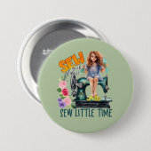 niedliche Nähart Button (Vorne & Hinten)