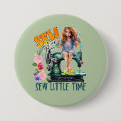 niedliche Nähart Button (Vorderseite)