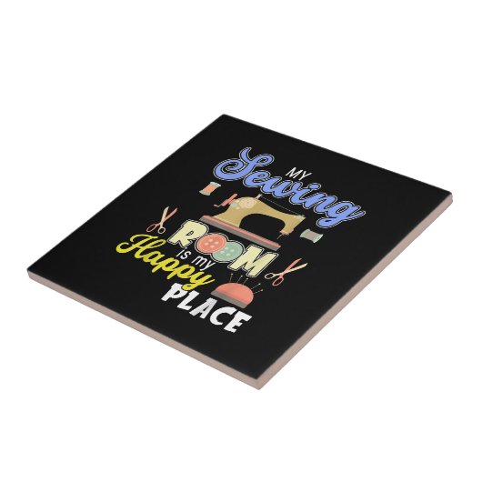 Niedliche Nähgeschenke für Quilter Fliese (Seite)