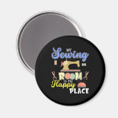 Niedliche Nähgeschenke für Quilter Magnet (Vorderseite/Rückseite)